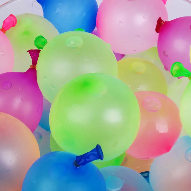 Yaz Holi parti oyunu oyuncağı su balonları parti oynamak için kolay hızlı doldurma kendinden sızdırmazlık su balonu