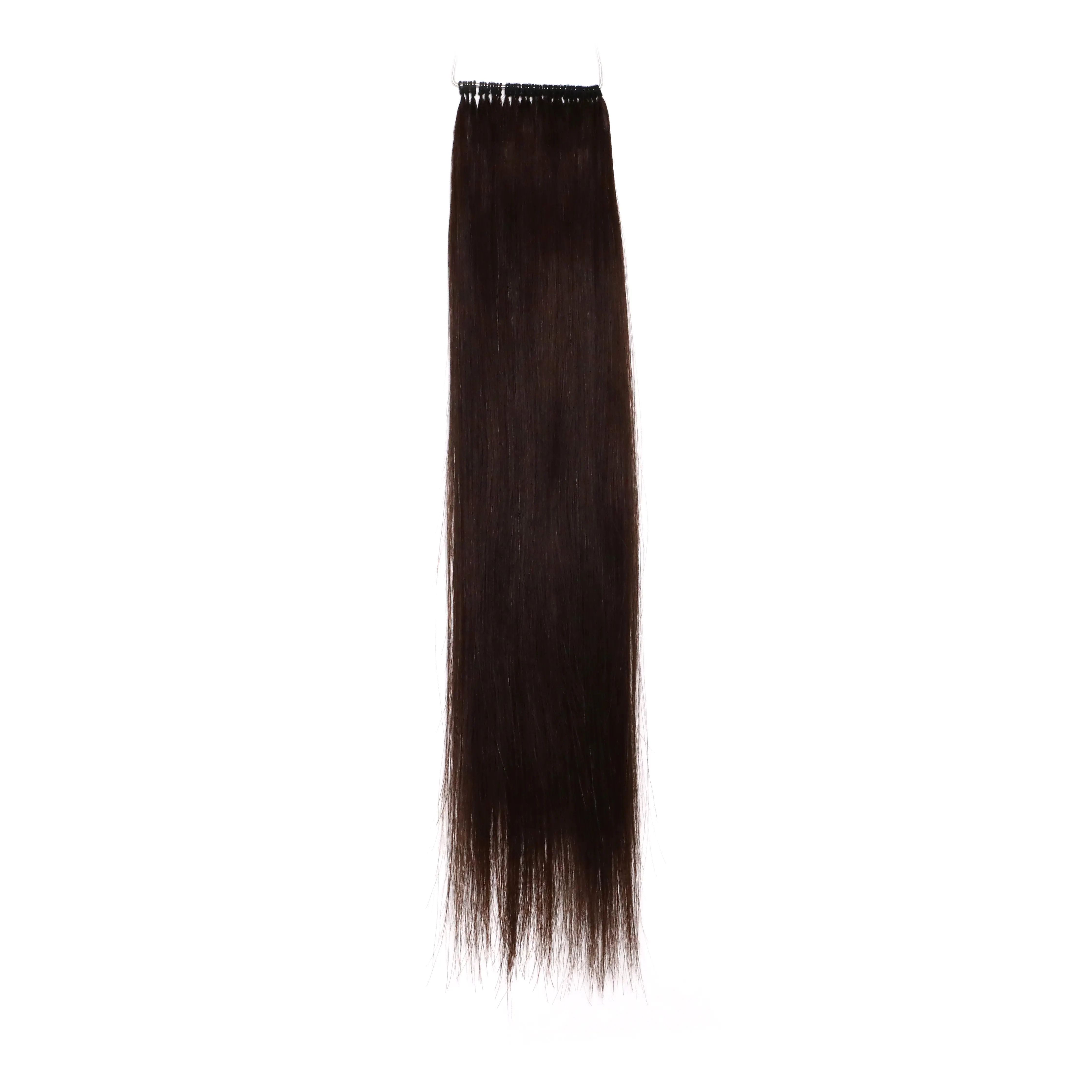 Fashionable style popular virgin hair product wholesale 8''-30'' feather hair extension/ no tip hair extension