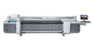 Buena estabilidad Impresora híbrida Uv de alta velocidad de 3200 mm 3,2 M Aplicar a tela publicitaria y Perla - Product Image 2
