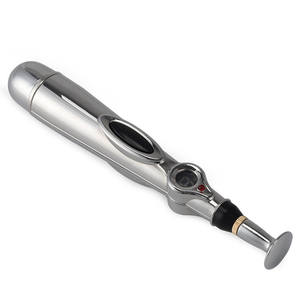 Caneta massageadora de acupuntura elétrica portátil, massagem corporal, energia meridiana - Product Image 1