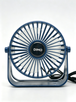 Mini ventilateur de bureau, alimentation par câble USB, ventilateur de bureau à 3 niveaux de vitesse, angles réglables