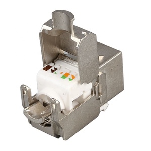 Module Réseau Blindé Original de Marque en Gros 6A Module Informatique CAT6A Module Cérébral Électrique Ultra Catégorie 6 - Product Image 1