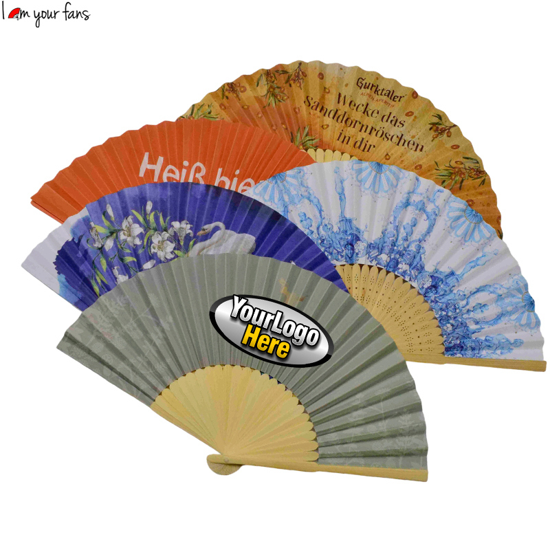 High Quality Bamboo Hand Fans Folding