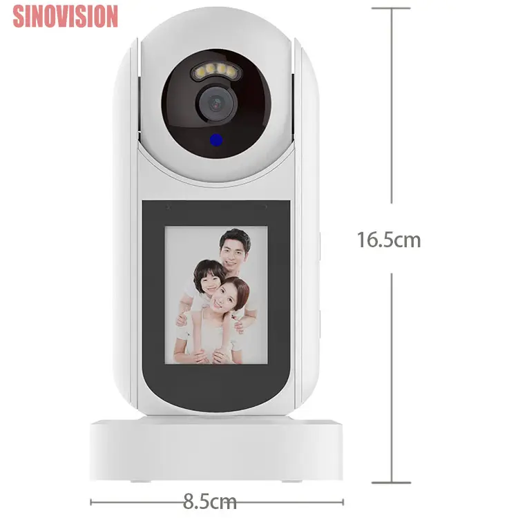 Cámara WIFI inteligente para el hogar con pantalla IPS 1080P Audio bidireccional AI Video Call Baby Monitor CCTV Vigilancia Seguridad Cámara inalámbrica