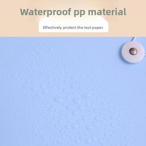 A4 Folder Wholesale Thickened Transparent Inner Pages Student Test Paper <b>Storage</b> Multi-Layer Accordion <b>File</b> Zipper Can Print - Product Image 3