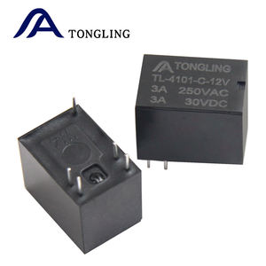 Миниатюрное сигнальное реле TONGLING 4101 946H-1C-12D, 12В, 5 контактов, 3А, 250В переменного тока, с позолоченными контактами, 2 Ампера, силовые реле AgNi, прямое подключение - Product Image 5