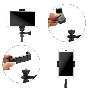 Abrazadera de soporte de teléfono móvil de aleación de aluminio universal con tornillo de 1/4 "para teléfono inteligente - Product Image 6