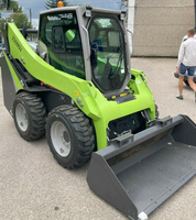 Chargeuse compacte robuste avec godet de 0,44 m³ et cabine panoramique ZS090V pour chantier, agriculture et déneigement