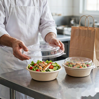 Assiettes en bagasse blanches 9-10 pouces jetables robustes élégantes pour mariages, banquets et traiteurs (vente en gros)
