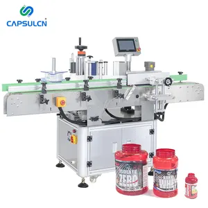 T-21200 Automatic Positional Labeling Machine For Plastic Bottle Round Bottle