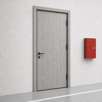 Porte d'hôtel ignifuge anti-déformation, durable, design moderne, installation facile, facile à nettoyer, pour appartement, fournie par l'usine