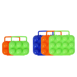 Cajas de huevos de 6 compartimentos para exteriores al por mayor, bandejas de protección de huevos portátiles, Nuevas bandejas de huevos de material PP para el hogar - Product Image 5