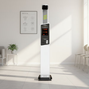 Báscula de Altura y <span class=keywords><strong>Peso</strong></span> Ultrasónica que Funciona con Monedas HW-900C, Materiales Médicos Nuevos, para Clínica - Product Image 2