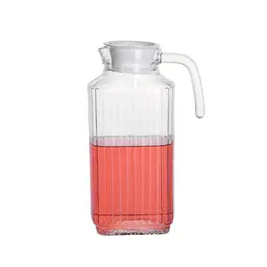 1800ML Stock Hervidor clásico Jarra de agua de vidrio Botella Tetera de vidrio Jarra de vidrio