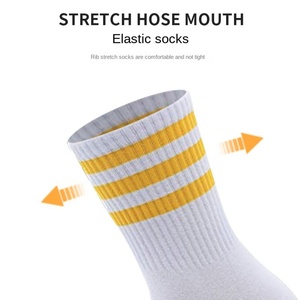 Custom Spring Solid MID Calf <b>Polyester</b> Sports <b>Socks</b> for Students Running-Sweat-Absorbent Breathable - Product Image 6