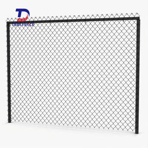 9 Gauge 2.5Mm 5ft 2Inch Gaten Zwart Vierkant Gaas Kettingschakel Hek - Product Image 6