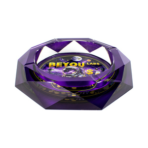 Cenicero Redondo de Acrílico BEYOU LABS con Diseño Novedoso de Astronauta Espacial, Soporte para Ceniza para Escritorio del Hogar - Product Image 3