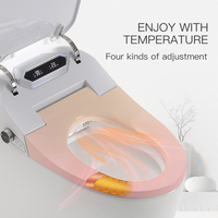 Design japonais haut de gamme lavage automatique dernière conception buse électrique nettoyage céramique salle de bain wc siège chauffé toilette intelligente