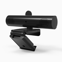 Kamera Web PC Zoom Optik 1080P Full HD USB PC Webcam 4K dengan Mikrofon dan Speaker serta Tripod