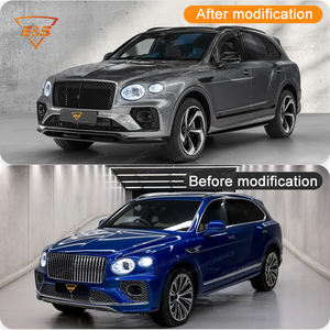 Accesorios de fibra de carbono para Bentley Bentayga estilo V8: alerón delantero, difusor trasero, faldones laterales, kit completo de carrocería. - Product Image 4