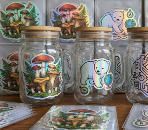 Película de Transferencia Autoadhesiva, Resistente al Agua y a los Rayos UV, para Vasos y Tazas, Lavable, con Diseño de Cristal, Impresión Personalizada - Product Image 3