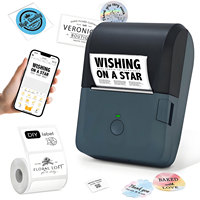Imprimante d'étiquettes thermique portable HZTZ en gros, mini, 203 dpi, pour papier de 58 mm, garantie 1 an pour Android/iOS/Windows Mobile