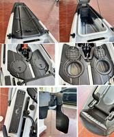 Kayak à pédale simple Yak Outdoors 3,2 m en HDPE avec moteur électrique pour la pêche et les activités de surf