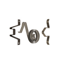 Support de fixation en acier à ressort pour lit - Kit d'assemblage de pièces métalliques estampées sur mesure pour la fixation de machines et de meubles