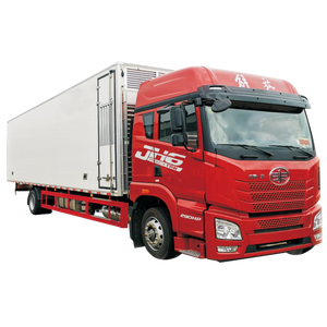 Jieang รถบรรทุกแช่เย็นโมเดลรถที่มีตัวถังและรถพ่วงสำหรับขนส่งสินค้าที่เน่าเสียง่าย - Product Image 6