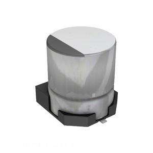 ตัวเก็บประจุแบบติดตั้งบนพื้นผิว (Surface Mount) ของแท้ 100 ไมโครฟารัด อลูมิเนียม 100UF 20% 63V SMD AVE107M63G24T-F - Product Image 1