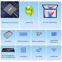 Nouvelle tablette PC de luxe 10 pouces, processeur Octa Core, 1280*800, RAM 6 Go, ROM 128 Go, Android, prise en charge des appels 4G