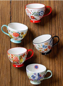 Tazas <span class=keywords><strong>de</strong></span> Café <span class=keywords><strong>de</strong></span> Cerámica Vintage con Diseño Floral Primaveral, Aptas <span class=keywords><strong>para</strong></span> Lavavajillas y Microondas, Regalos <span class=keywords><strong>para</strong></span> <span class=keywords><strong>el</strong></span> <span class=keywords><strong>Día</strong></span> <span class=keywords><strong>de</strong></span> la Madre (Encantadoras) - Product Image 3