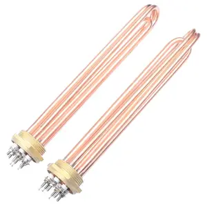 3000W 380V stainless steel Industrial Coil Water electric tubular element immersion heating