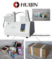 HUIJIN ZB-330 Machine de cerclage automatique de bureau pour billets et devises, avec écran LCD, largeur de papier 40 mm