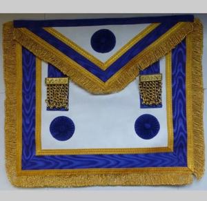Masonic Master Mason-conjunto azul con Collar bordado dorado, mandil masónico, Regalia - Product Image 6