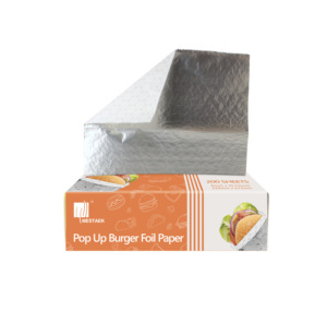 Tổ Ong Hình In Ấn Nhôm Lá Mỏng Không Thấm Mỡ Bánh Sandwich Bọc Cho Bánh Mì Kẹp Thịt Và Các Bên Nhiều Lớp Bánh <span class=keywords><strong>Burger</strong></span> Giấy Gói - Product Image 2