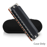 Wholesale Musical Hard Instrument Bags Shockproof EVA Case Carrying Harmonica Pouch Gift Case