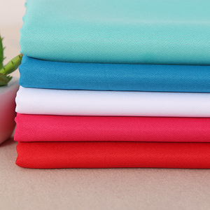 Oferta Especial: Tela Gabardina 100% Poliéster, Precio Económico, Tejido Liso Teñido, para Prendas, Maletas, Ropa <span class=keywords><strong>de</strong></span> Trabajo, Antiestática, para Niñas - Product Image 1