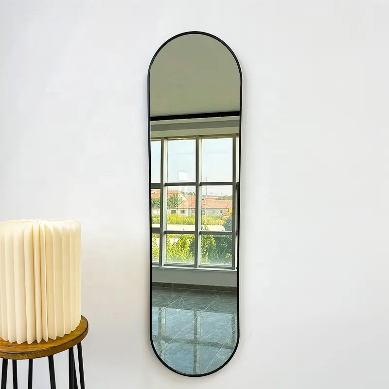Specchio di Design effetto parete camera da letto a figura intera spogliatoio mobili specchio adesivi specchio per la decorazione domestica