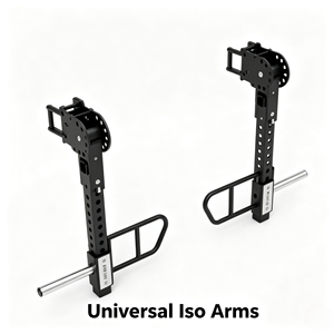 Kit d'accessoires Iso Arms pour barres de dips, leviers parallèles pour rack de musculation, équipement de force pour le haut du corps en salle de sport - Product Image 1