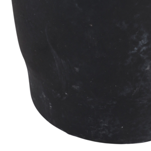 Vaso in Ceramica Tradizionale Decorativo per Soggiorno, Camera da Letto, Ufficio, Finitura Nera Opaca con Manici - Product Image 6