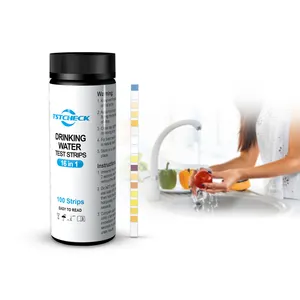 Kit de teste seguro para água potável, 16 vias para casa torneira e água bem leia fácil tiras de teste de água
