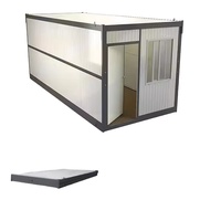 Maison préfabriquée de luxe contemporaine en conteneur, petit bâtiment en acier avec décoration de luxe, conception modulaire pliable