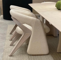 Chaise de salle à manger en métal nordique de style minimaliste Fauteuils modernes pour restaurant à domicile