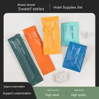Ensemble de brosses à dents jetables haut de gamme à poils souples hôtel spécial accueil dentifrice voyage utilisation fabricant en gros