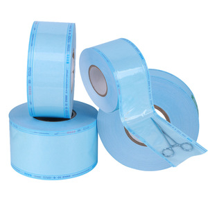 Bolsa de esterilización en rollo azul de grado médico EN14683 con certificación CE para instrumentos dentales y quirúrgicos - Product Image 2