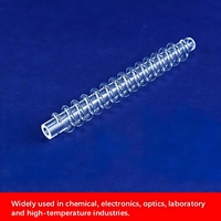 Tube de quartz pur à 99,99 %, résistant à la chaleur, transparent, surface polie, personnalisable, pliage, soudage, découpe, semi-conducteur, UV
