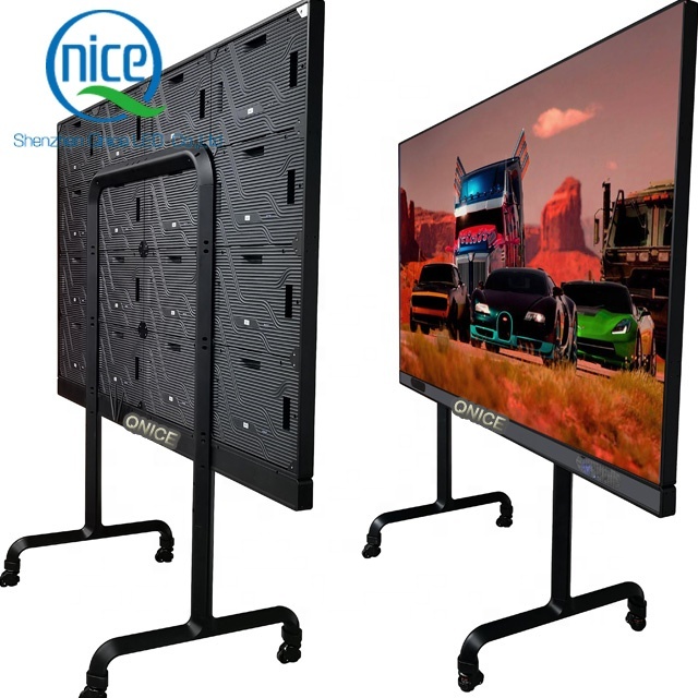 Movable Ultra HD TV LED 108/136/163 Inch 4K Television Large TV Screen Display for Hotel, Tv Studio, School, Church, Home Use
