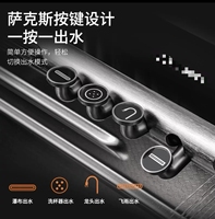 Robinet cascade numérique intelligent à LED, évier de cuisine moderne multifonctionnel à grand bac unique en acier inoxydable NANO 304