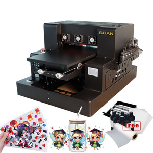 Full Set UV Dtf Cup Wrap Transfers <b>Printer</b> Machine <b>A3</b> A4 Flatbed Varnish UV <b>Printer</b> for Phone Case Bottle Glass Metal Sticker - Product Image 1